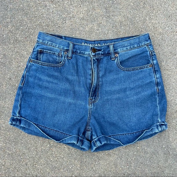 American Eagle Outfitters Pants - AEO Mom Short rolled hem jean shorts American Eagle Outfitters